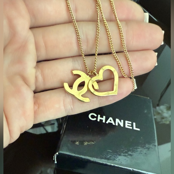 LOT 2003 24K gold plated CHANEL vintage necklace - Picture 7 of 9